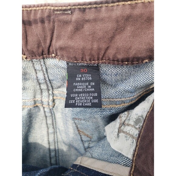 Buffalo David Bitton Jeans Men Sz 30 Fit 32 X 30.5 Domax Straight Leg Blue Denim - Picture 6 of 16